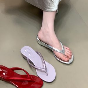 Minimalist Wedge Sandals for Women - Unique Beach Shoes with High-End Feel - Stylish Summer 2025 Footwear