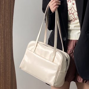 Minimalist Women's Shoulder Tote Bag - Large Capacity Commuter Bag for Spring and Summer - 2025 Niche Design