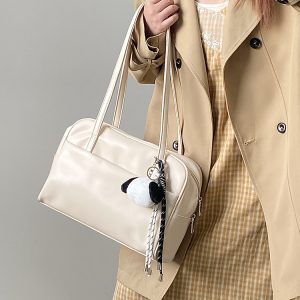Minimalist Women's Shoulder Tote Bag - Large Capacity Commuter Bag for Spring and Summer - 2025 Niche Design