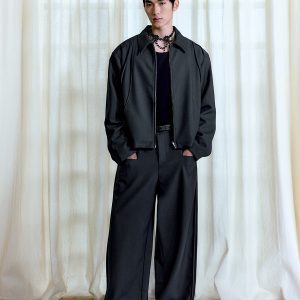Multi-Piece Deconstructed Armor Style Needle Grass Jacket - Trendy Fashion Outerwear, Y2K Inspired Design