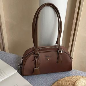 Nylon Minimalist Boston Bowling Bag - Versatile Commuter Shoulder Bag for Modern Style 2025 Fashion Trends