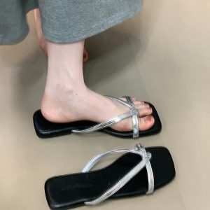Ocean One Summer Thong Sandals Flip-Flops for Women - 2025 New Style Beach Slide Sandals to Match Skirts