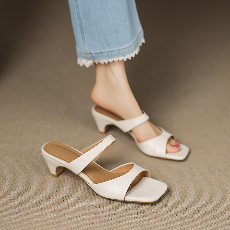 One-Strap Sandals for Summer 2023 - Trendy and Stylish Footwear, Perfect for Casual Outings and Beach Days