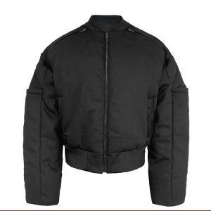 Oversized Thick Cotton Bomber Jacket - 3M Snow-Like Fabric, 450g - Winter Essential Outerwear for Y2K and Street Style