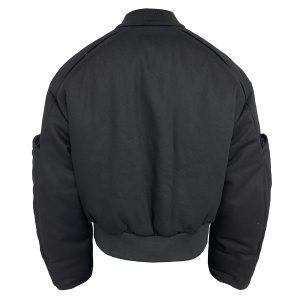 Oversized Thick Cotton Bomber Jacket - 3M Snow-Like Fabric, 450g - Winter Essential Outerwear for Y2K and Street Style
