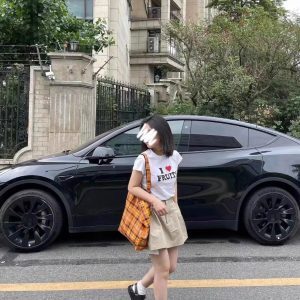 Plaid Canvas Shoulder Bag for Women - Large Capacity Casual Fashion Tote for College Students - 2023 Autumn Summer Style
