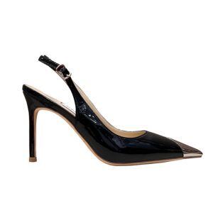 Pointed Toe Backless High-Heeled Sandals with Thin Heel and One Strap - Stylish Hong Kong Design for Effortless Elegance