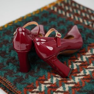 Pointed Toe Nude High Heels for Women - Versatile Buckle Mary Jane Shoes in Genuine Leather - Slim Fit Style