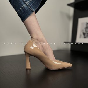 Pointed Toe Shallow Mouth High Heels for Women - Thin Heel Commuting Shoes, Versatile Autumn Style 2024