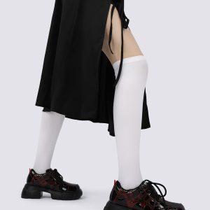 Punk Thick-Soled Dad Shoes for Women, Height-Increasing Leather Casual Sneakers, 2025 Spring/Summer Trendy Footwear