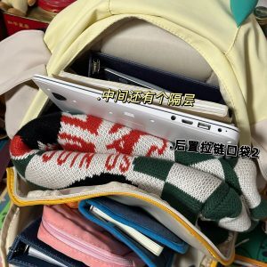 Quirky Cute Girl's Backpack - Large Capacity School Bag for High School & College Students