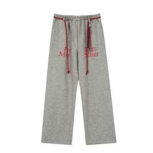 Red Color-Block Striped Long Sleeve Jazz Dance Outfit with Double Waistband Pants - Spicy Girl Hip Hop Sportswear