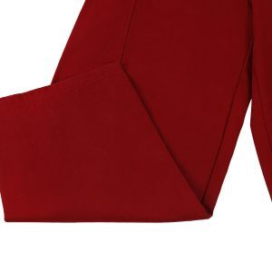 Red Loose Wide-Leg Jeans for Women - Petite Fit, Straight-Leg Style for Pear-Shaped Figures, Trendy 2025 Spring Autumn Fashion