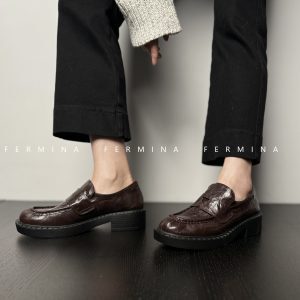 Retro Academy Style Loafers for Women - Spring Versatile Genuine Leather All-Season Shoes