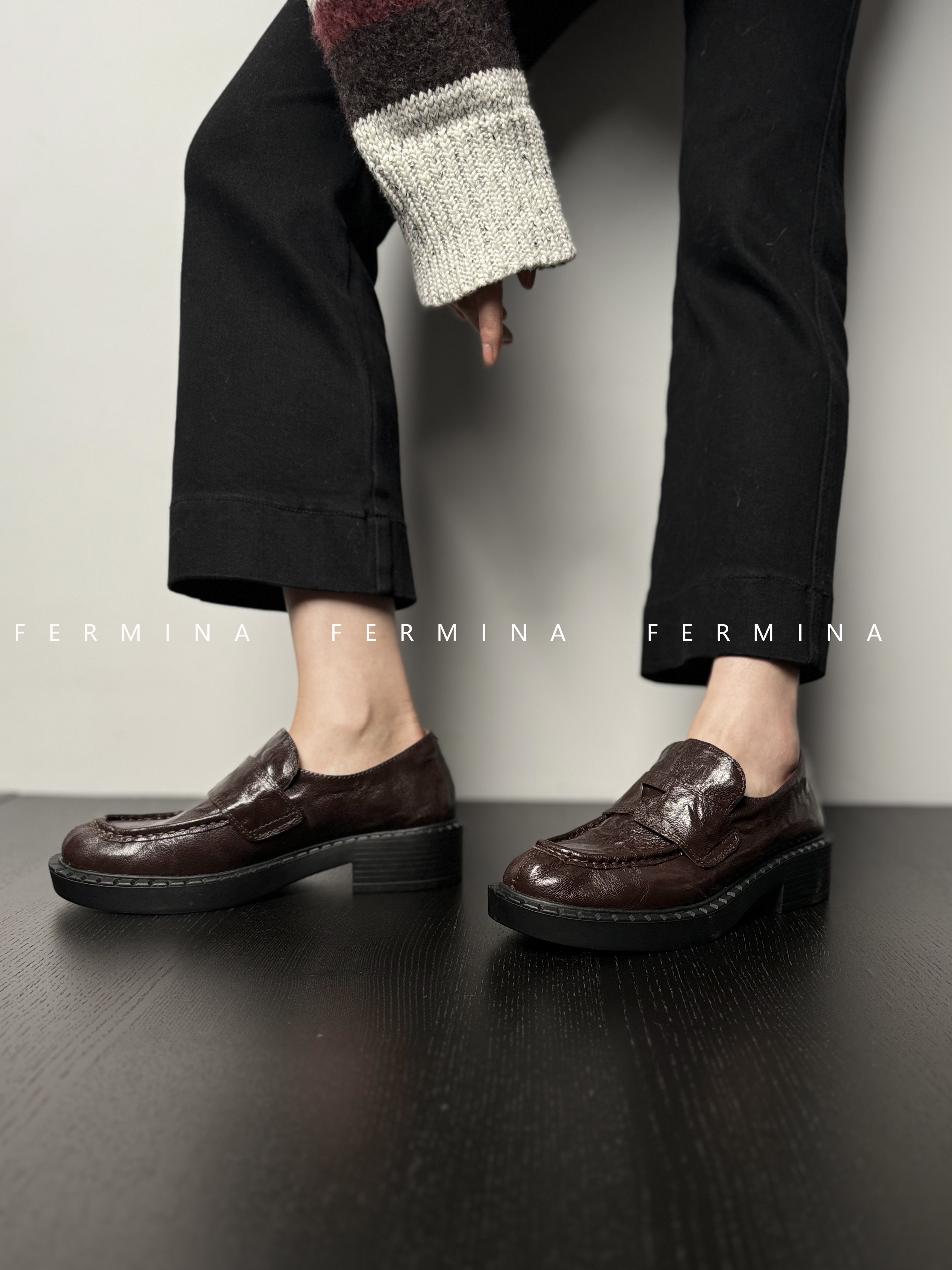 Retro Academy Style Loafers for Women - Spring Versatile Genuine Leather All-Season Shoes