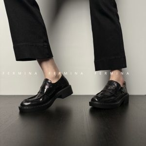 Retro Academy Style Loafers for Women - Spring Versatile Genuine Leather All-Season Shoes