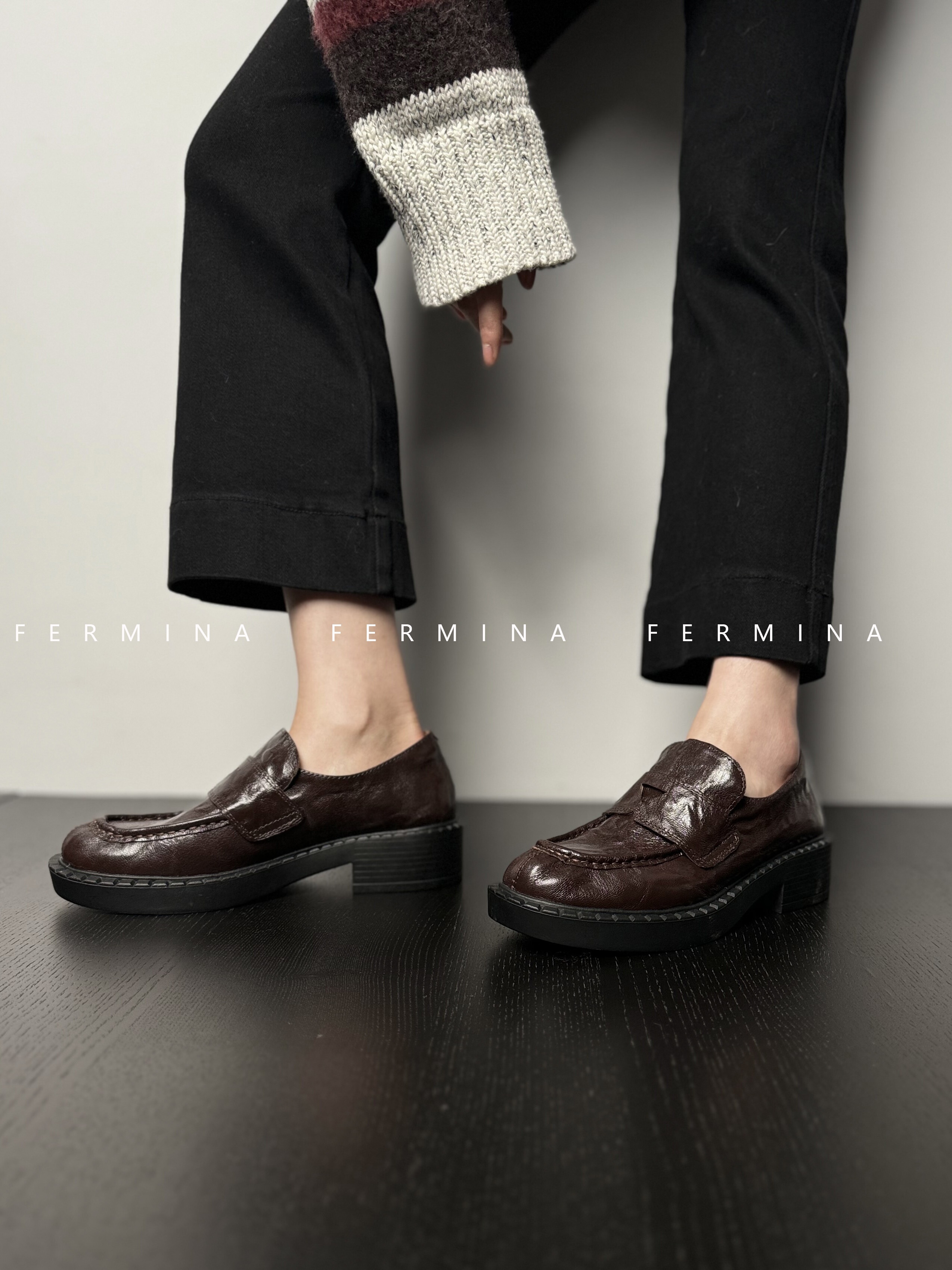 Retro Academy Style Loafers for Women - Spring Versatile Genuine Leather All-Season Shoes