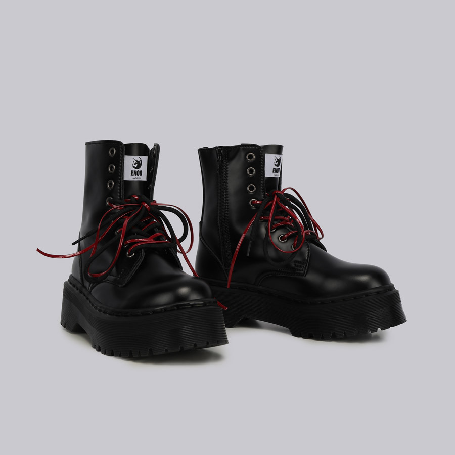 Retro British Martin Boots for Women - 2025 Spring/Summer Thick-Soled Motorcycle Boots, Versatile Black Short Boots with Height Increase