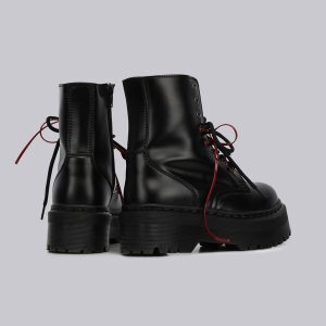 Retro British Martin Boots for Women - 2025 Spring/Summer Thick-Soled Motorcycle Boots, Versatile Black Short Boots with Height Increase
