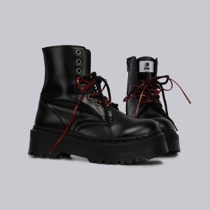 Retro British Martin Boots for Women - 2025 Spring/Summer Thick-Soled Motorcycle Boots, Versatile Black Short Boots with Height Increase