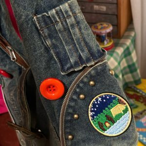Retro Denim Shoulder Crossbody Bag - Stylish Large-Capacity Tote for Trendy Girls - Casual Y2K Fashion Accessory