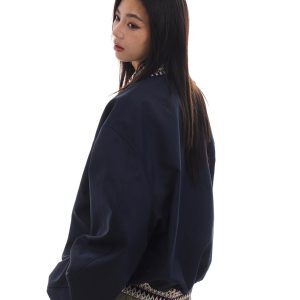 Retro Ethnic Style Embroidered Baseball Jacket for Men and Women - Loose American High Street Fashion Coat