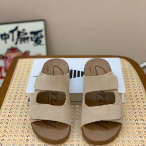 Retro Flat Slip-On Sandals for Women - Versatile Magic Tape Outdoor Slippers for Summer 2025