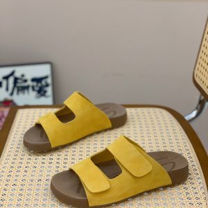 Retro Flat Slip-On Sandals for Women - Versatile Magic Tape Outdoor Slippers for Summer 2025