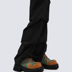 Retro Genuine Leather Small Shoes for Women - Slimming Height-Increasing Thick-Soled Spring/Summer 2025 Style