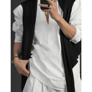 Retro Knitted Shawl Vest Cardigan for Women - Trendy Autumn Fashion, Versatile Layering Piece