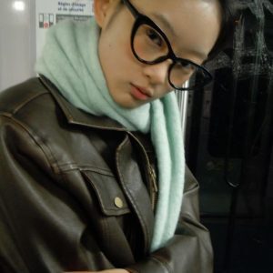 Retro Korean Cat-Eye Black Frame Blue Light Blocking Glasses for Women, Stylish Prescription Ready, Ideal for Round Faces, Y2K Fashion