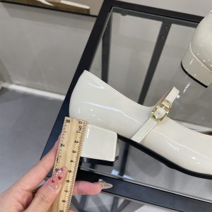 Retro Mary Jane Shoes for Women - Chunky Heel, One Strap, French Style, 2025 Spring Model, Ideal for Skirts and Casual Outfits