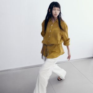 Retro Minimalist Draped Casual Trousers for Men and Women - Loose Fit Straight-Leg Pants, High-End Y2K Style