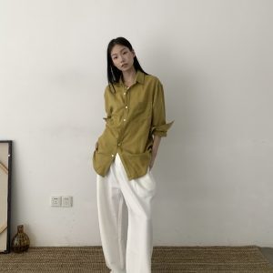 Retro Minimalist Draped Casual Trousers for Men and Women - Loose Fit Straight-Leg Pants, High-End Y2K Style