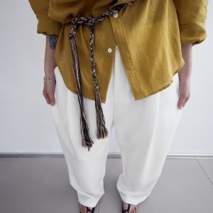 Retro Minimalist Draped Casual Trousers for Men and Women - Loose Fit Straight-Leg Pants, High-End Y2K Style