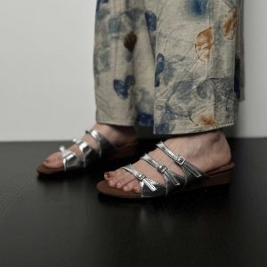Retro Roman One-Strap Wedge Sandals for Women - Summer Niche Design Outdoor Slippers
