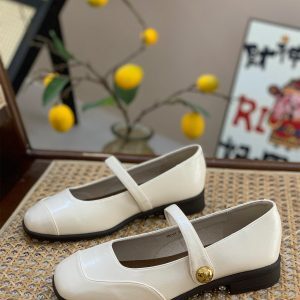 Retro Square-Toe Mary Jane Flats for Women - Soft-Soled, One-Strap Design, Gentle Temperament, Perfect for Spring & Autumn 2025