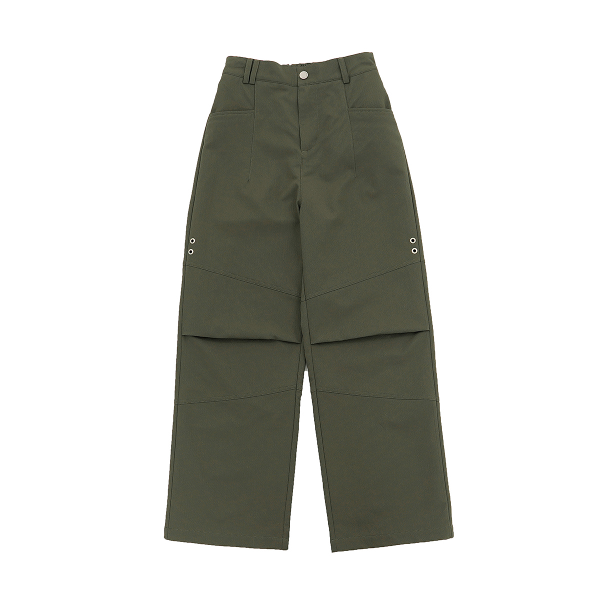 Retro Street Style Work Pants for Men and Women, Slim Fit Straight Leg, Wrinkled Floor-Length Wide-Leg Design