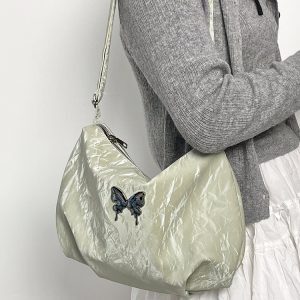 Retro Tote Bag for Women - Fresh Niche Design, Casual Commuting Shoulder Crossbody Bag, 2025 Fashion Trend