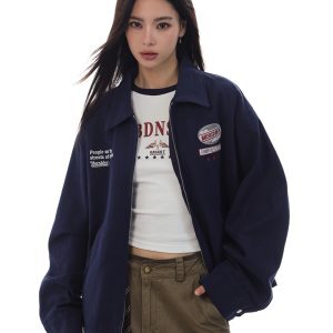Retro Vintage Jacket for Men and Women, Loose Fit, Versatile High Street Cool Casual Outerwear