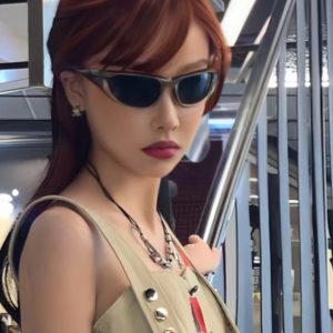 Retro Y2K Women's Outdoor Hiking Cycling Sunglasses - UV Protection and Windproof Stylish Design