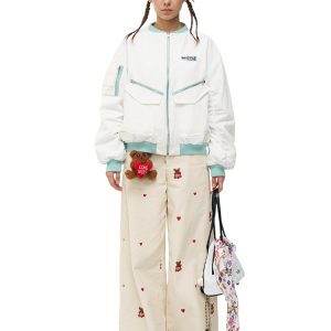Reversible Graffiti Jacket | Short Coat | Artist Original | Trendy Streetwear | Urban Style | 90s Fashion