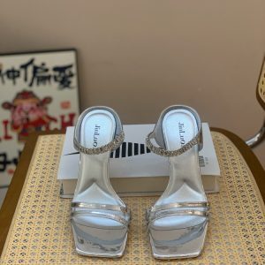 Rhinestone Open-Toe Sandals for Women - 2025 Summer Square-Toe Stiletto Heels, French Elegant Versatile Style