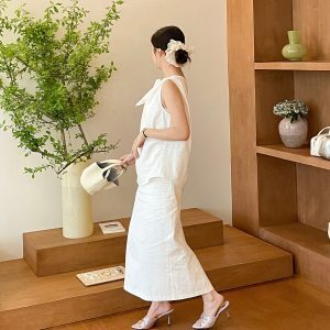 Satin Pointed Toe High Heel Sandals for Women with Metal Buckle - Moonlight Silver Thin Heeled Slippers, Elegant Evening Style