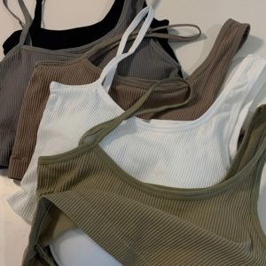 Sexy Camisole with Chest Pad for Jazz Dance - Short Outerwear Top, Perfect for Night Out and Y2K Style