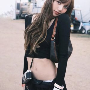 Sexy K-Pop Inspired Jazz Dance Crop Top T-Shirt for Music Festival Fashion, Hot Girl Style