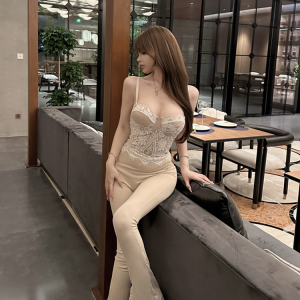 Sexy Lace Camisole Top - Advanced Hunter Style, Pure Desire Design, Perfect for Night Out, Y2K Vibes