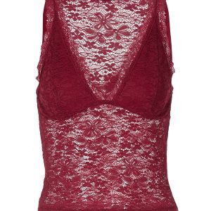 Sexy Lace Spliced Deep V-Neck Camisole for Women - European American Style Slim-Fit Summer Top - Versatile Y2K Fashion