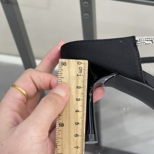 Sexy Rhinestone High Heels for Women - Summer 2025 Fairy Style Square Toe Open Toe One-Strap Thin Heel Sandals