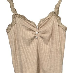 Sexy Sweet Lace Edge V-Neck Camisole for Women - Flattering Slim Fit Tank Top, Perfect for Sweet and Spicy Styles